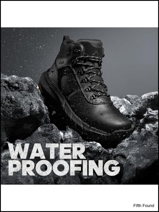 Waterproof Hiking Boots Lightweight Mid Trekking Leather Shoes EVA Cushioning main image 6